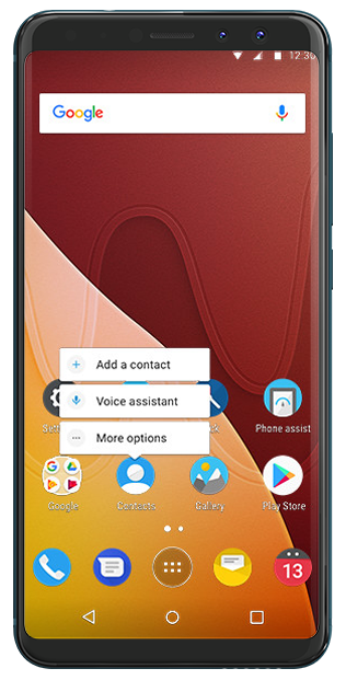 App shortcuts